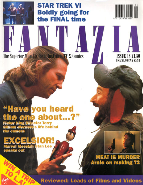 FANTAZIA magazine cover Issue 18  1991