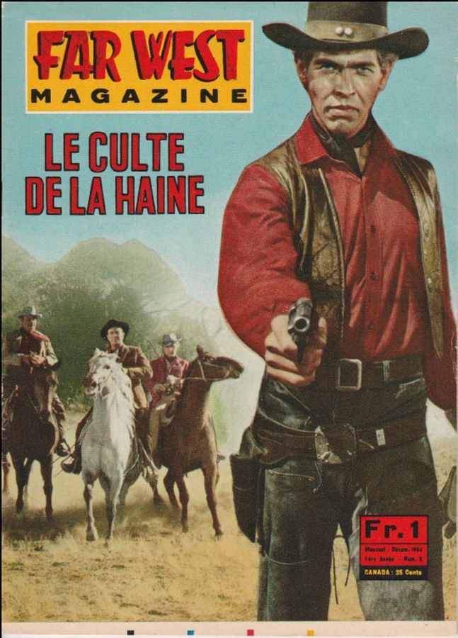 FAR WEST MAGAZINE magazine side cover Issue 8  December 1964