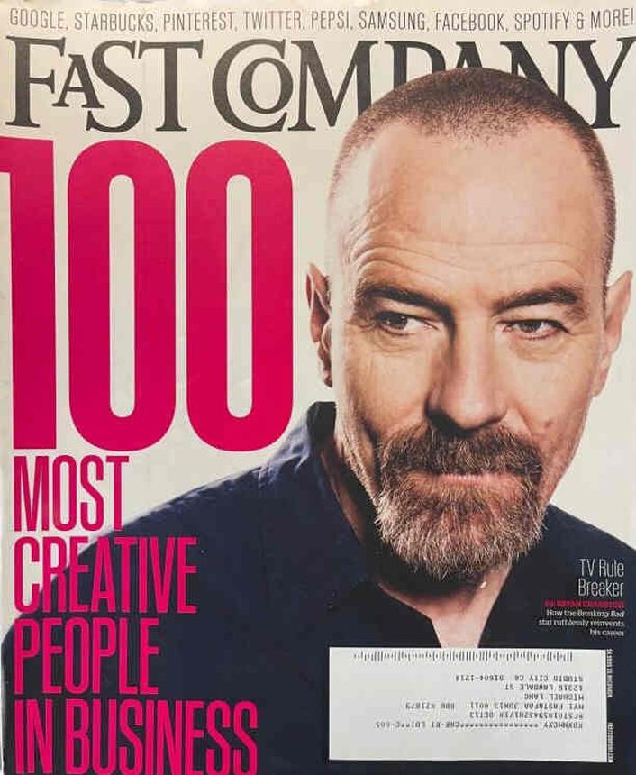 FAST COMPANY magazine cover  June 2013