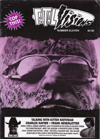 FATAL VISIONS magazine cover Issue 11  1991
