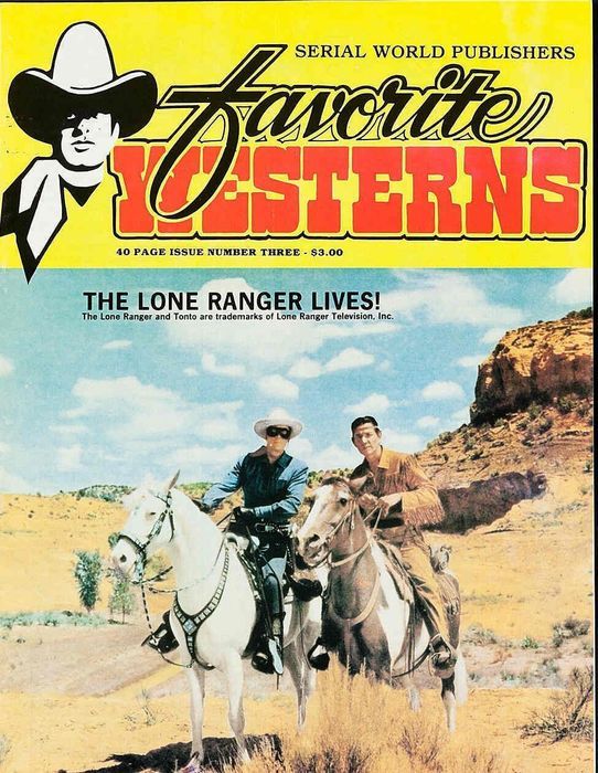 FAVORITE WESTERNS magazine cover Issue 3  1981