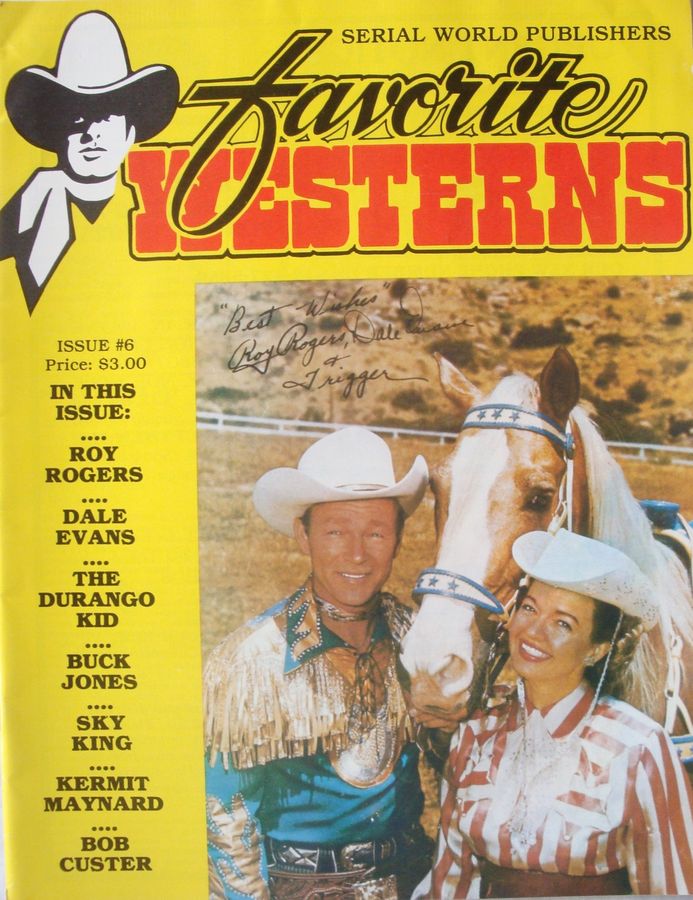 FAVORITE WESTERNS magazine cover Issue 6  1982