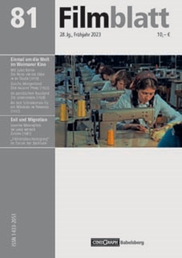 FILMBLATT magazine cover Issue 81 Spring 2023