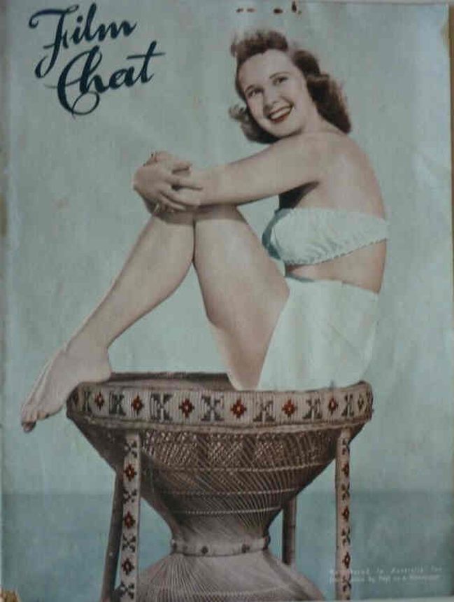 FILM CHAT magazine side cover 5 July 1951