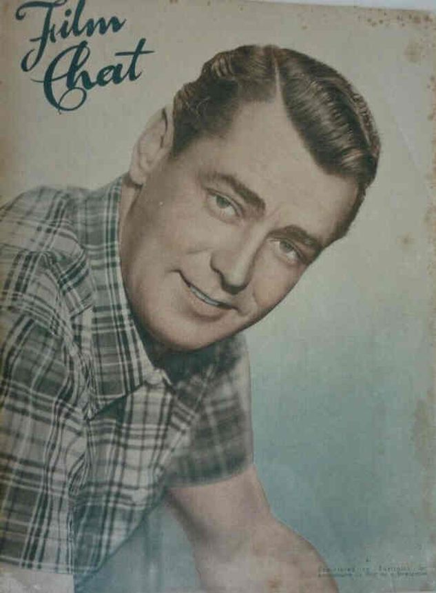 FILM CHAT magazine side cover 30 August 1951
