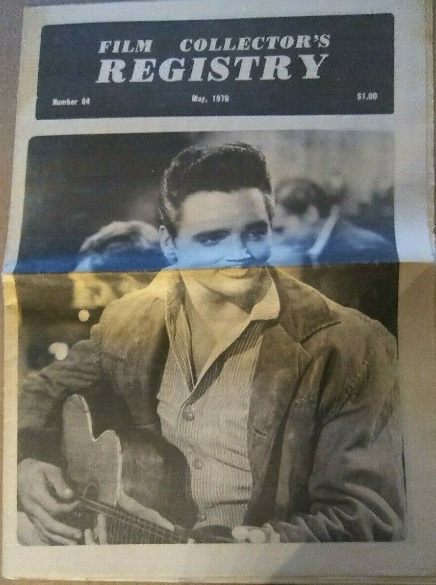 FILM COLLECTORS REGISTRY magazine cover Issue 64  May 1976