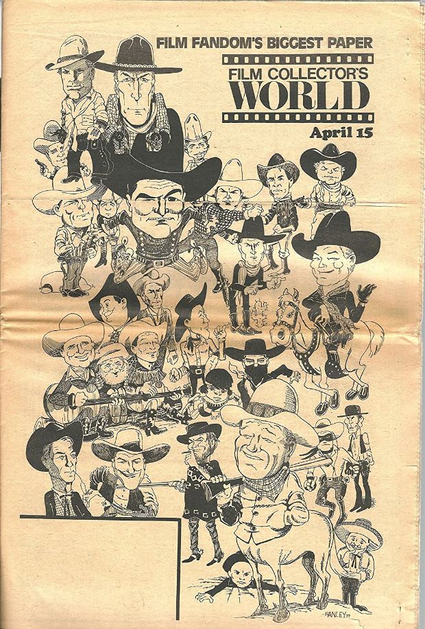 FILM COLLECTORS WORLD magazine side cover Issue 13 15 April 1977