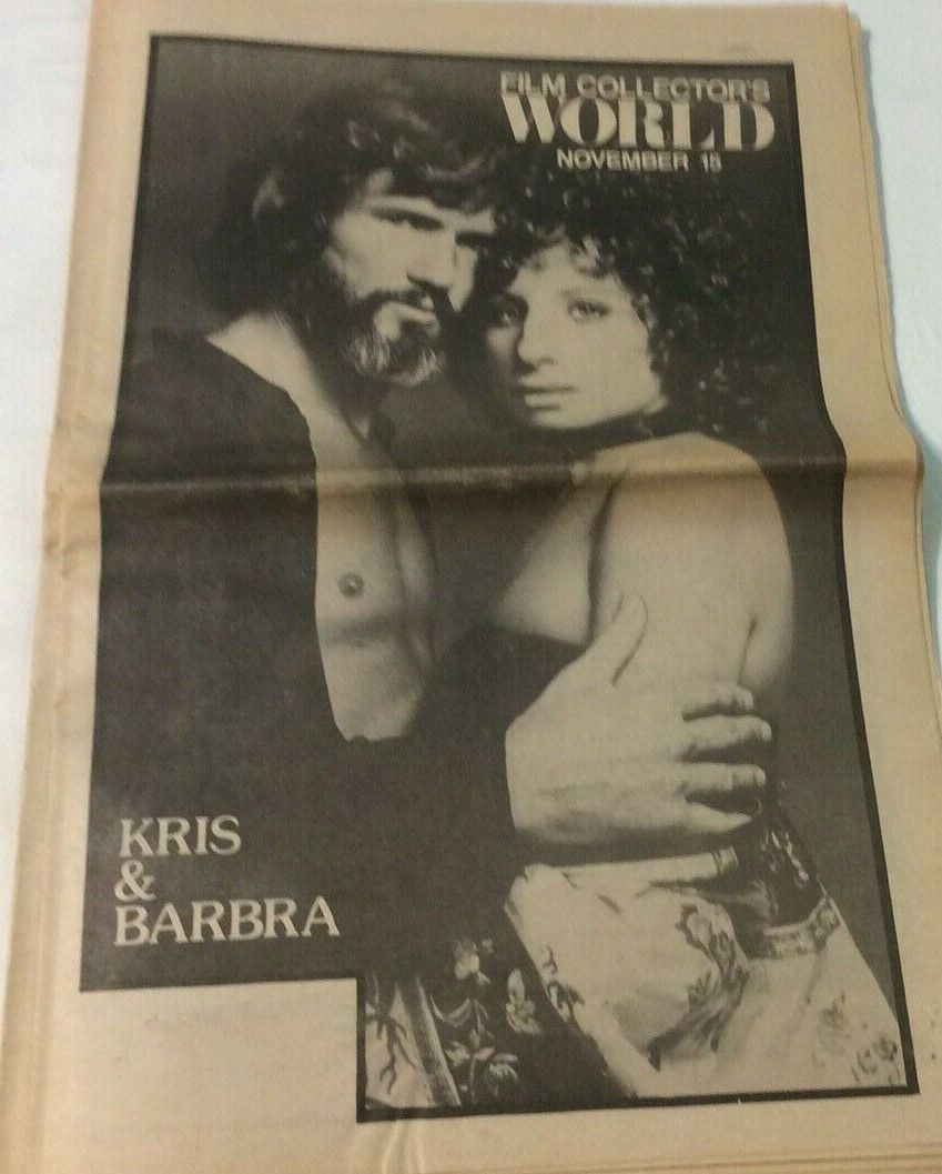 FILM COLLECTORS WORLD magazine side cover 15 November 1977