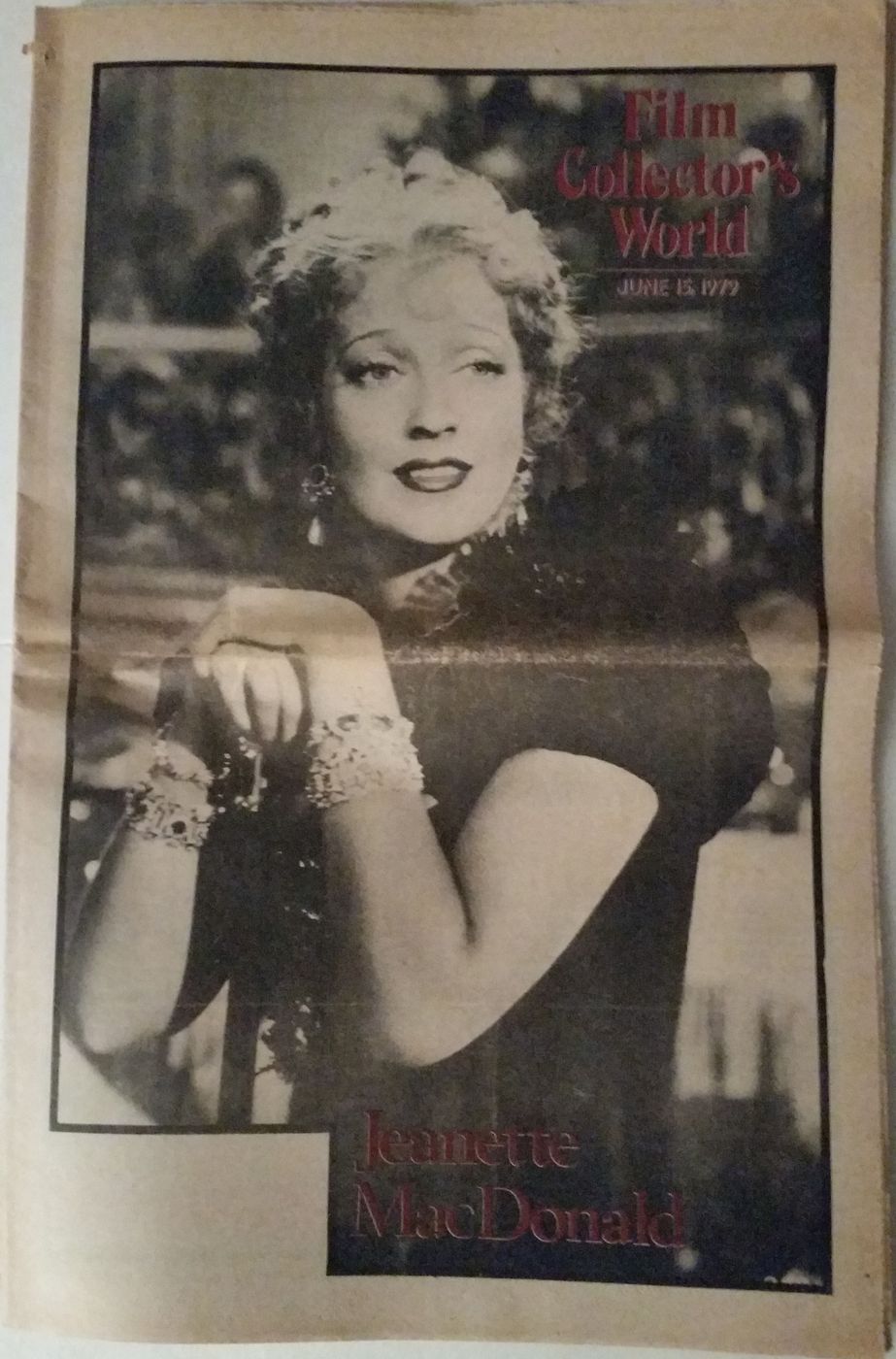 FILM COLLECTORS WORLD magazine side cover 15 June 1979