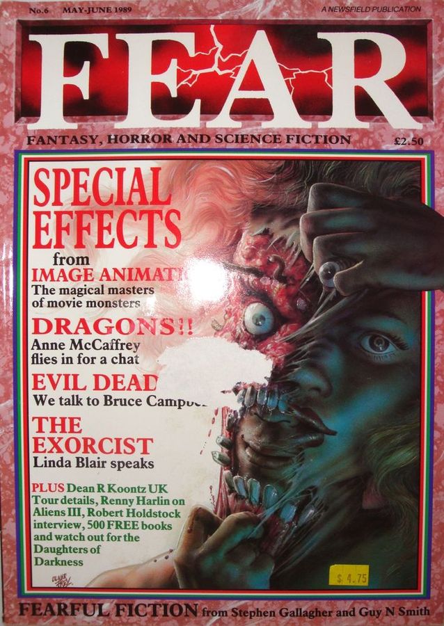 FEAR magazine cover Issue 6 May/June 1989