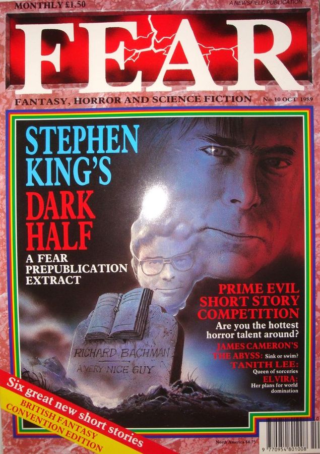 FEAR magazine cover Issue 10 October 1989