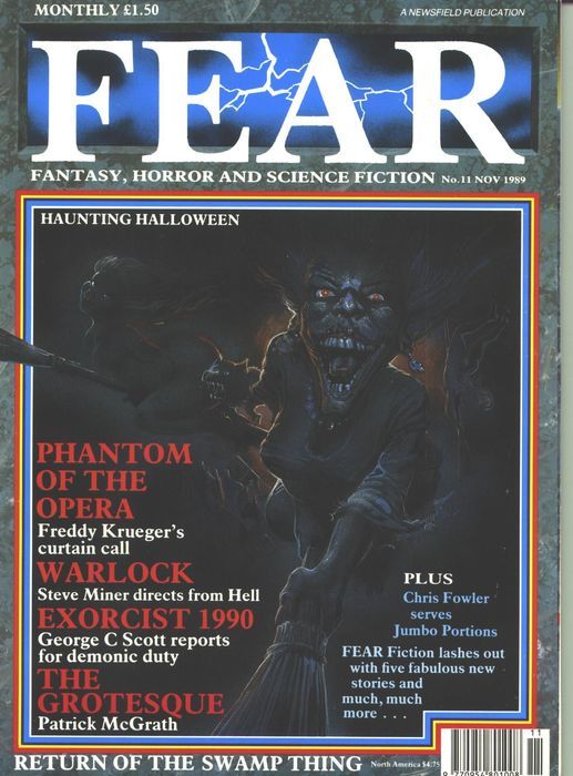 FEAR magazine cover Issue 11 November 1989