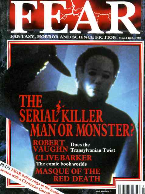 FEAR magazine cover Issue 12 December 1989