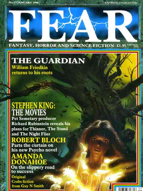 FEAR magazine cover Issue 13 January 1990