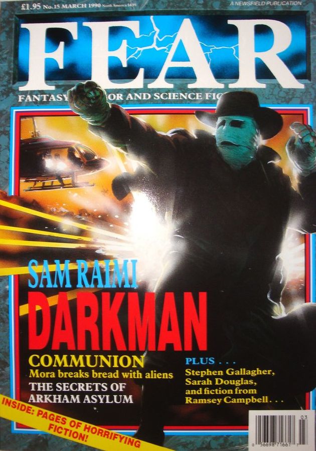 FEAR magazine cover Issue 15 March 1990