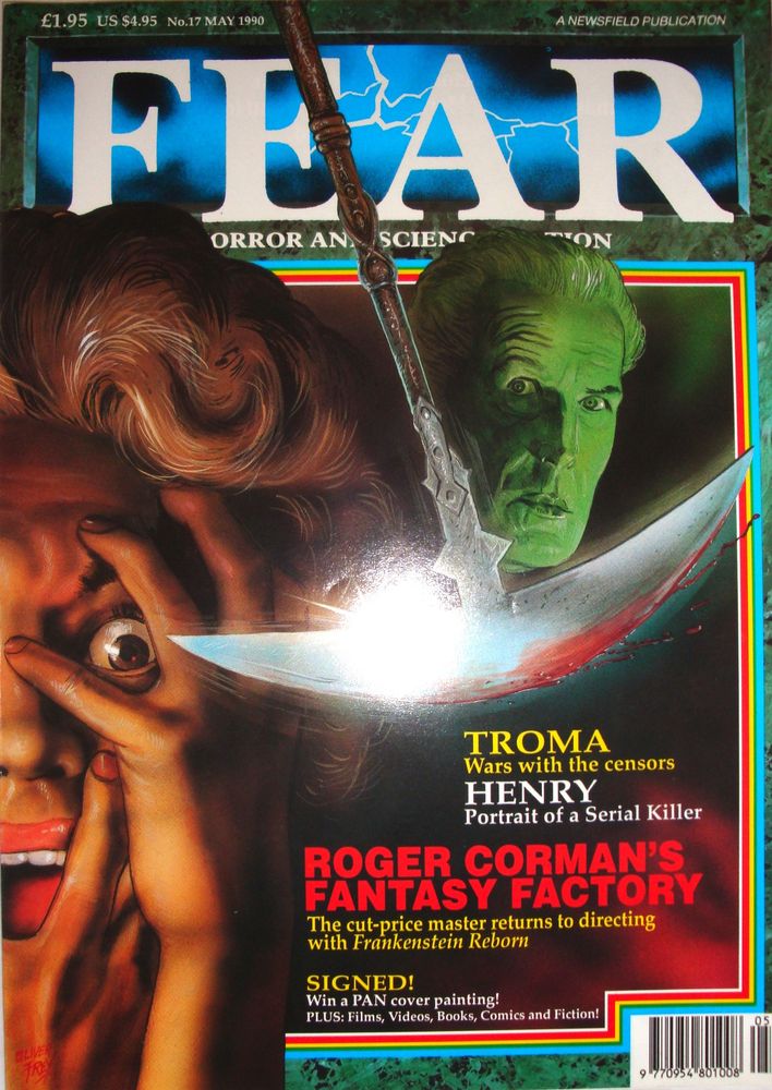 FEAR magazine cover Issue 17 May 1990