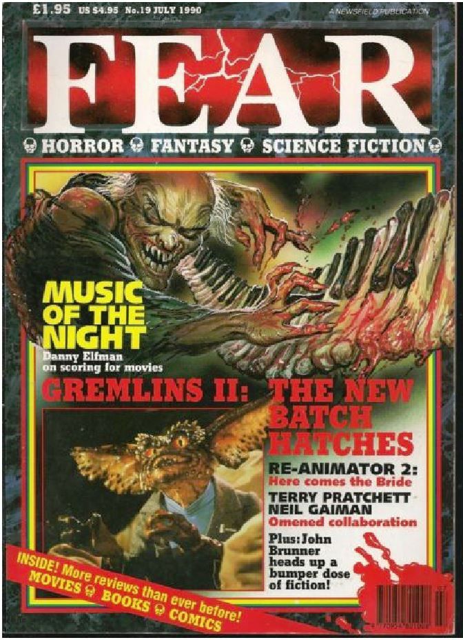 FEAR magazine cover Issue 19 July 1990