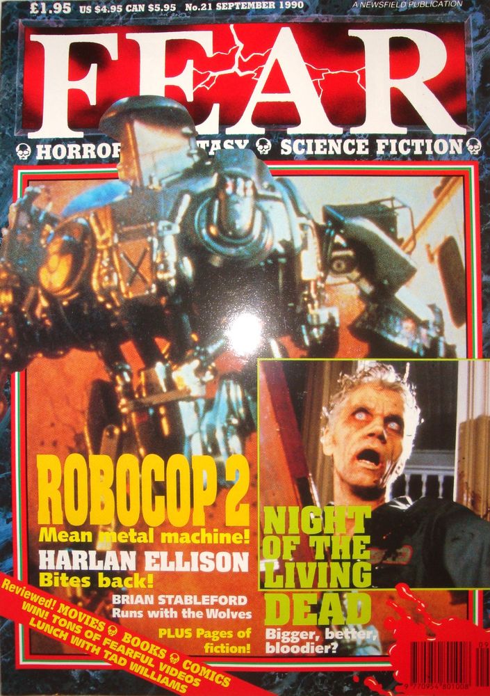 FEAR magazine cover Issue 21 September 1990