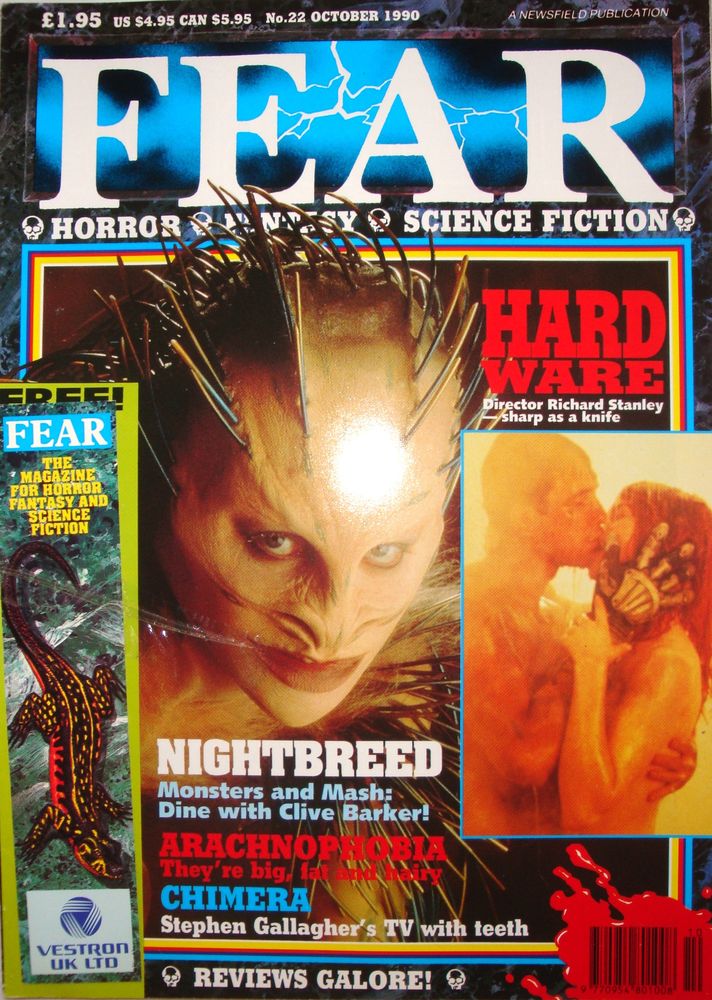 FEAR magazine cover Issue 22 October 1990