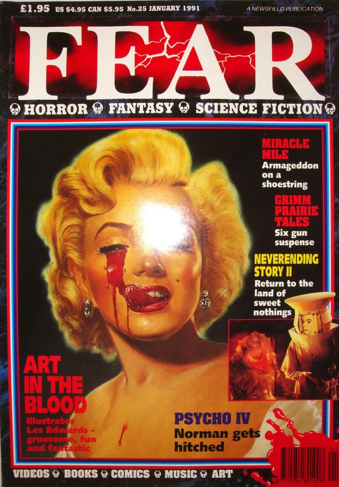 FEAR magazine cover Issue 25 January 1991