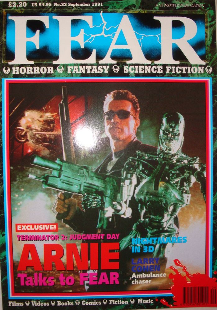 FEAR magazine cover Issue 33 September 1991