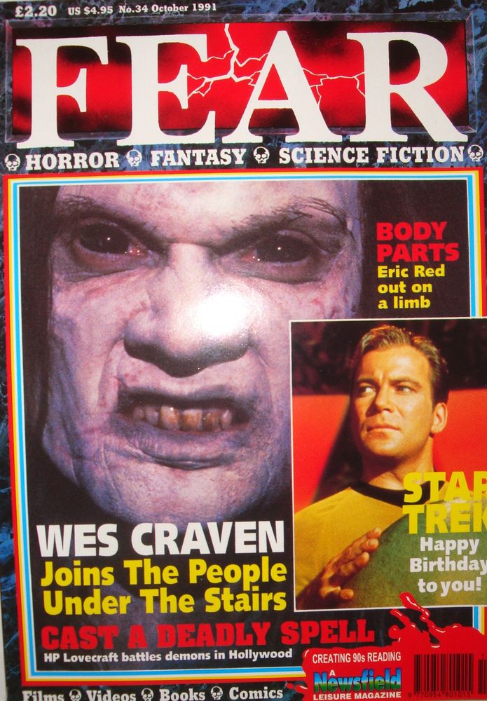 FEAR magazine cover Issue 34 October 1991