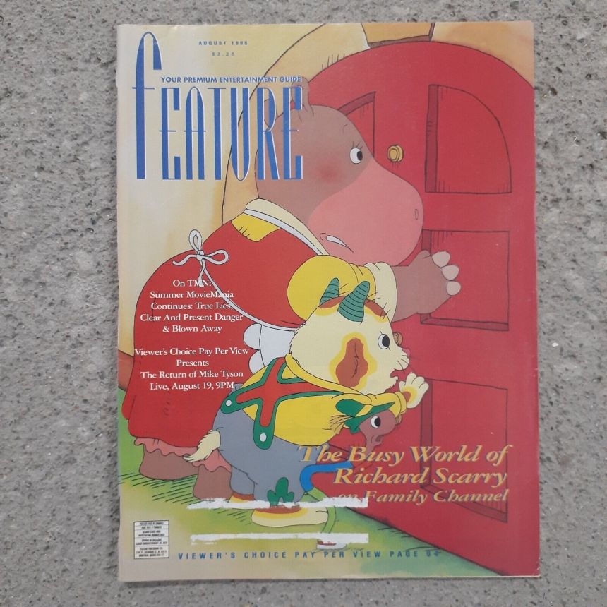 FEATURE (CA) magazine cover  August 1995