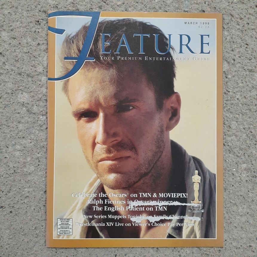 FEATURE (CA) magazine side cover  March 1998