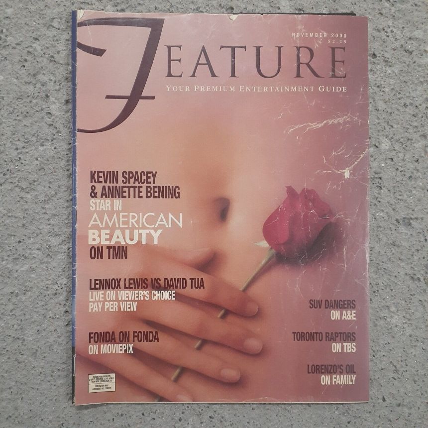 FEATURE (CA) magazine side cover  November 2000