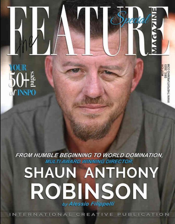 FEATURE (CA) magazine side cover  December 2023