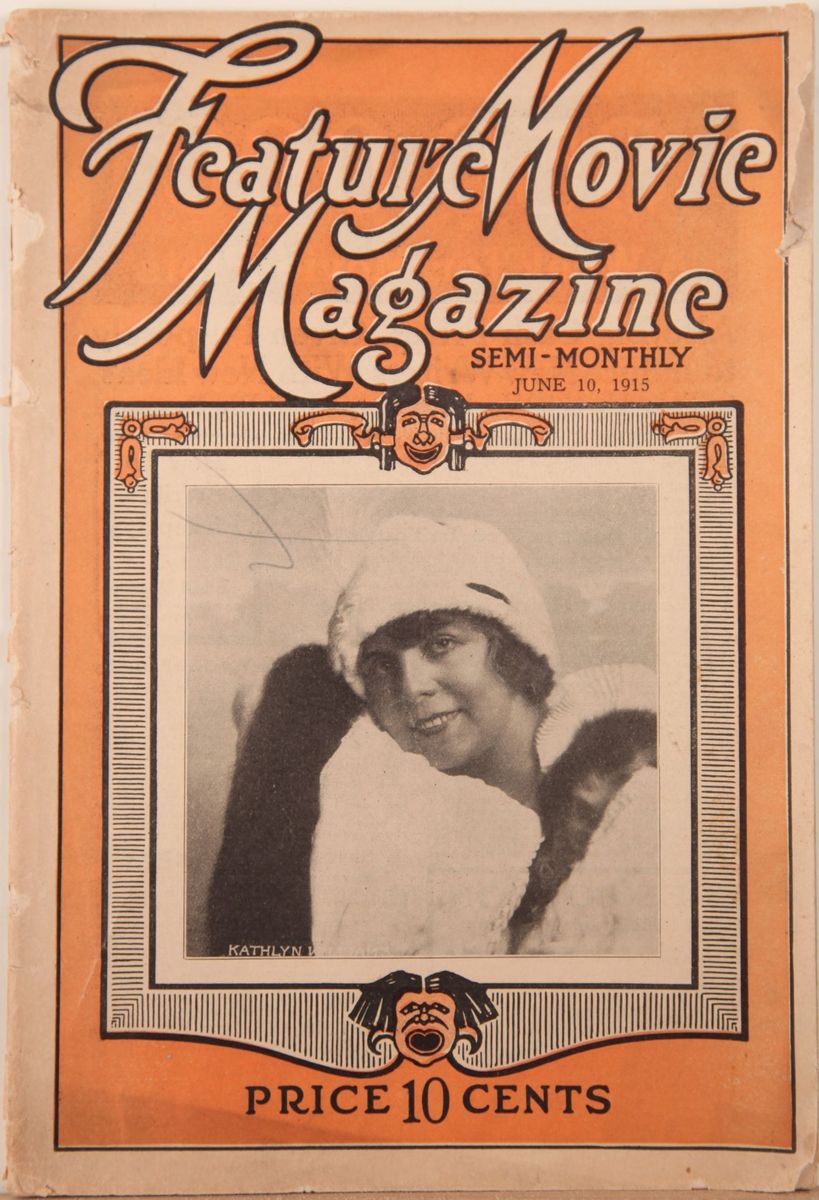 FEATURE MOVIE MAGAZINE magazine cover 10 June 1915