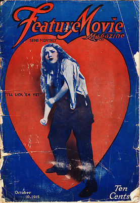FEATURE MOVIE MAGAZINE magazine cover 10 October 1915