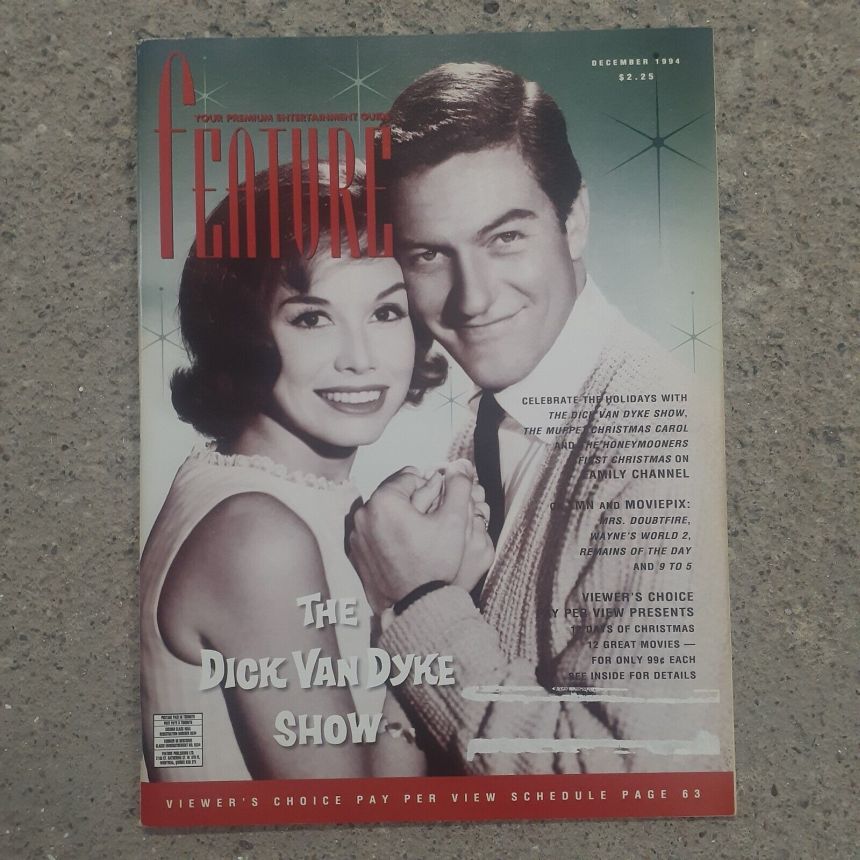 FEATURE (CA) magazine side cover  December 1994