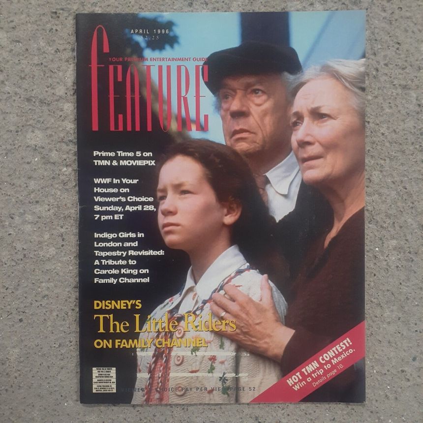 FEATURE (CA) magazine cover  April 1996