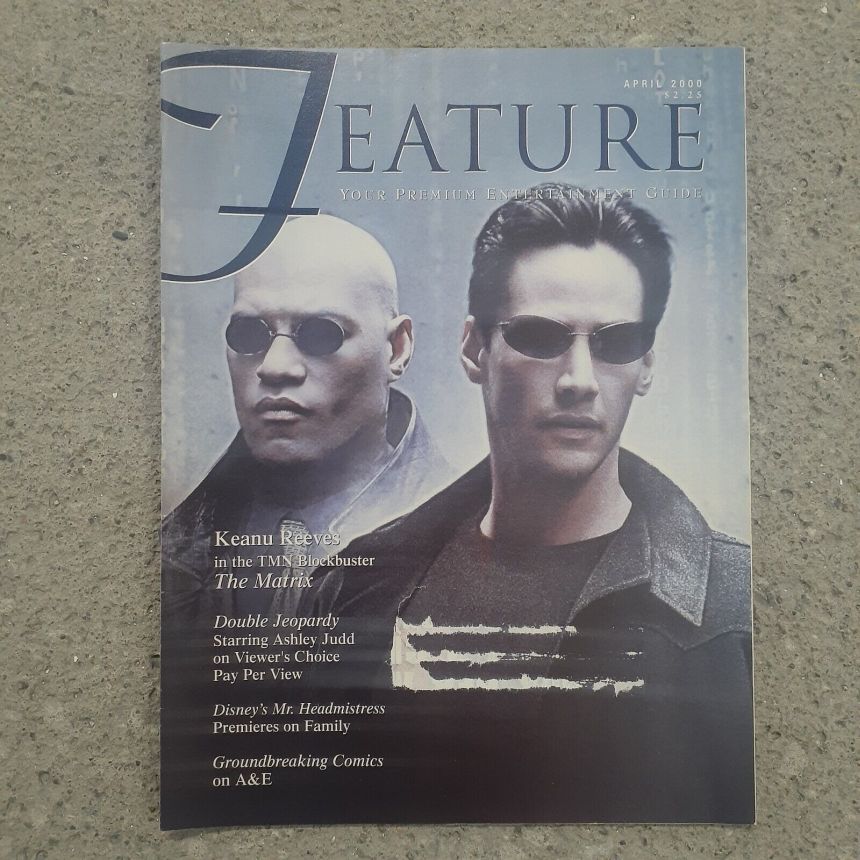 FEATURE (CA) magazine cover  April 2000