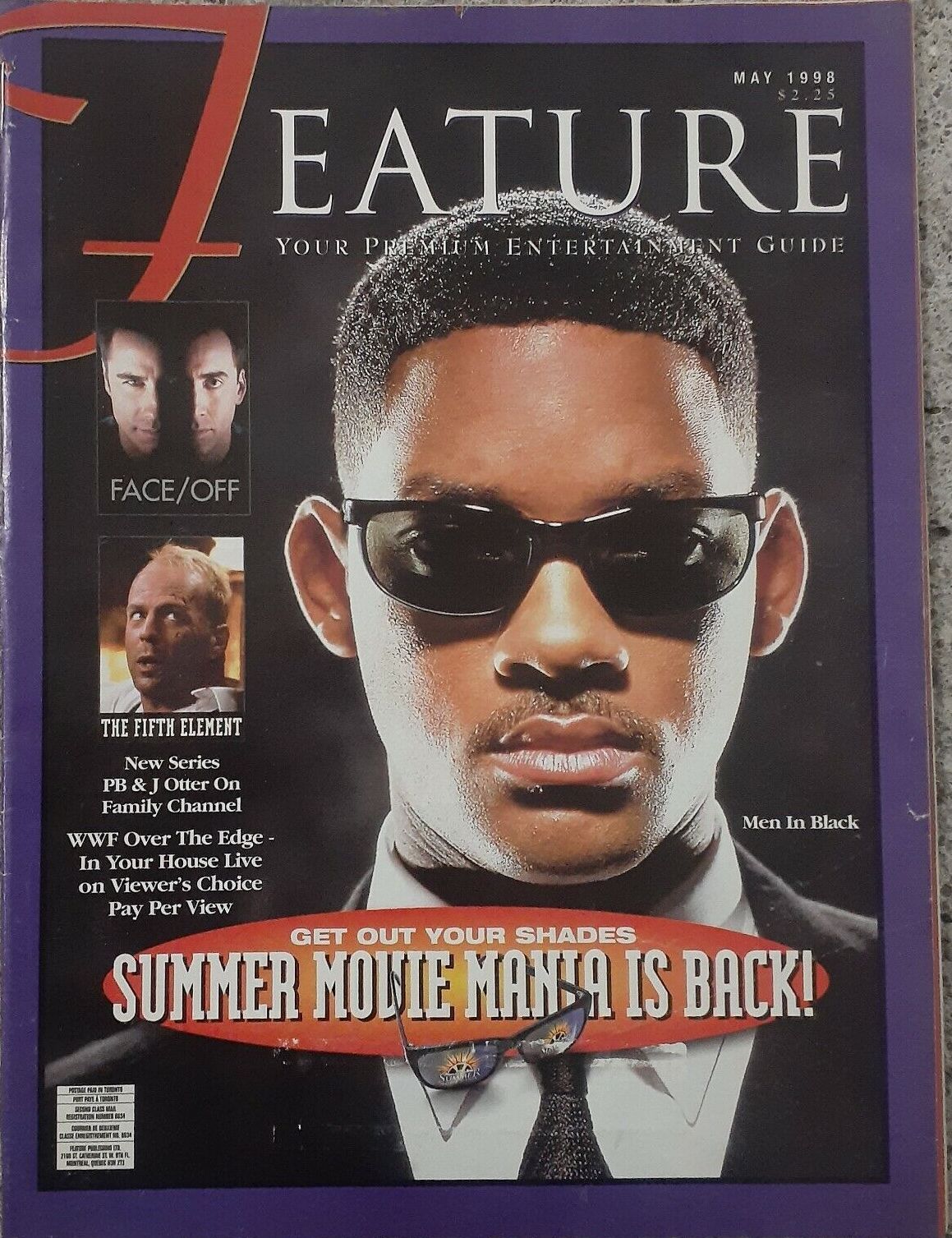 FEATURE (CA) magazine cover  May 1998