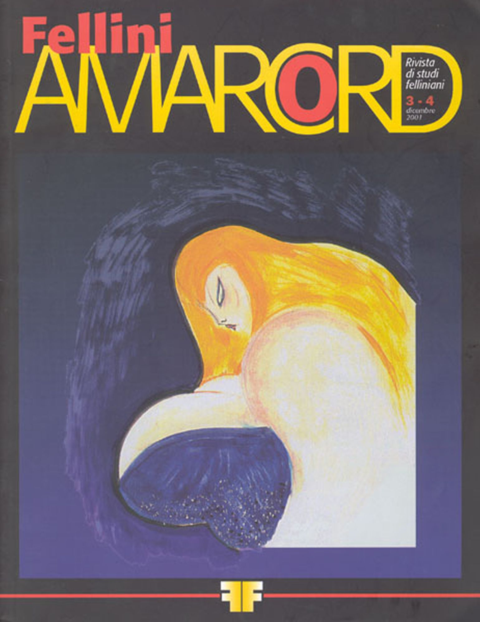 FELLINI AMARCORD magazine side cover Issue 3-4 December 2001