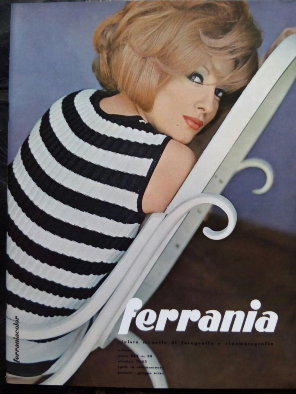 FERRANIA magazine side cover  October 1965