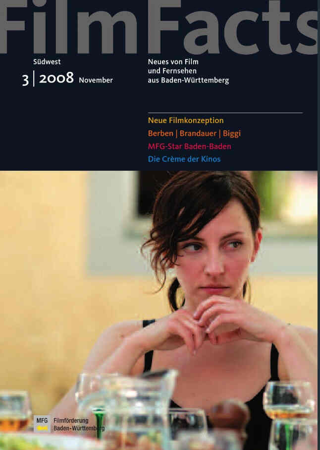 FILMFACTS (GERMANY) magazine side cover Issue 3 November 2008