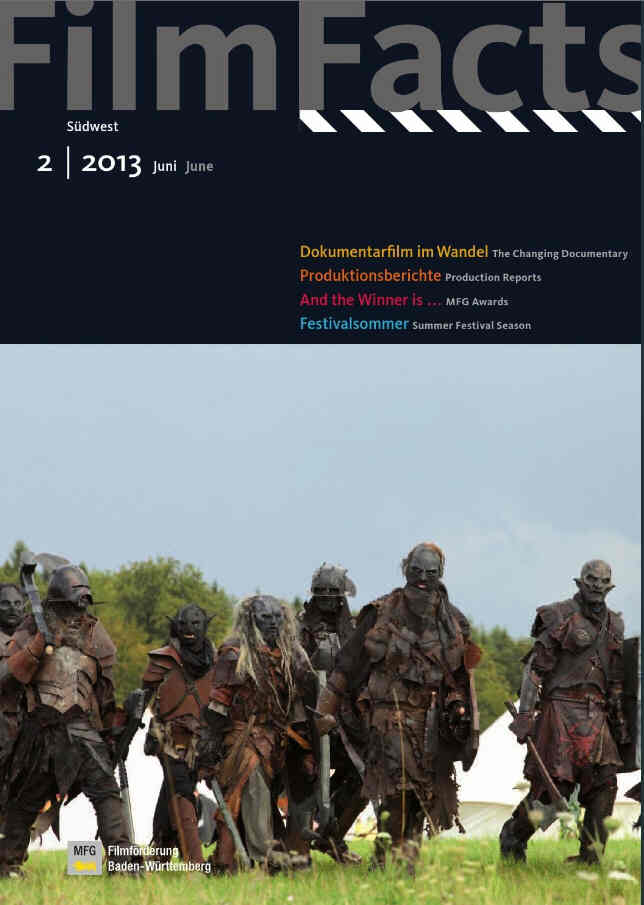FILMFACTS (GERMANY) magazine side cover Issue 2 June 2013