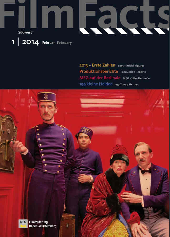 FILMFACTS (GERMANY) magazine side cover Issue 1 February 2014