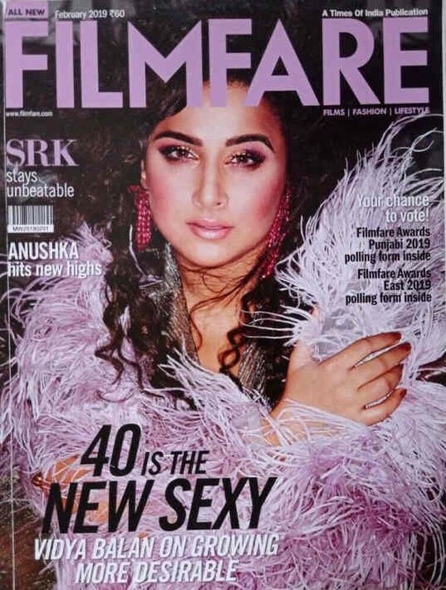 FILMFARE magazine cover  February 2019