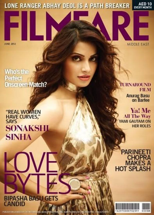 FILMFARE UNITED ARAB EMIRATES magazine side cover  June 2012