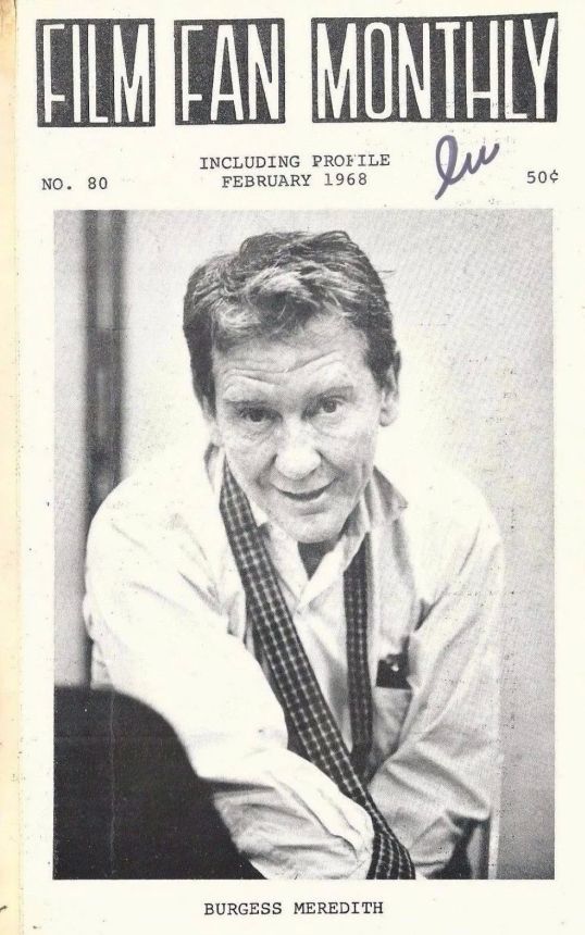 FILM FAN MONTHLY magazine cover Issue 80 February 1968