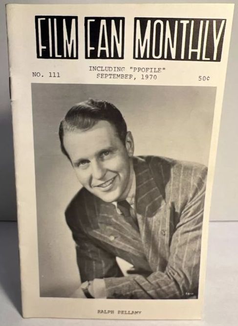 FILM FAN MONTHLY magazine cover Issue 111 September 1970