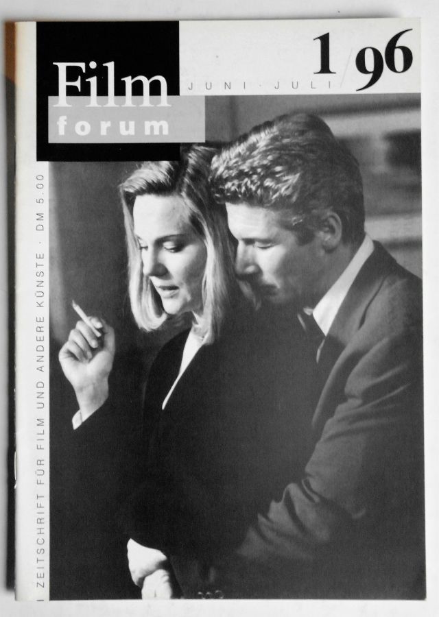 FILMFORUM magazine cover Issue 9  June/July 1996