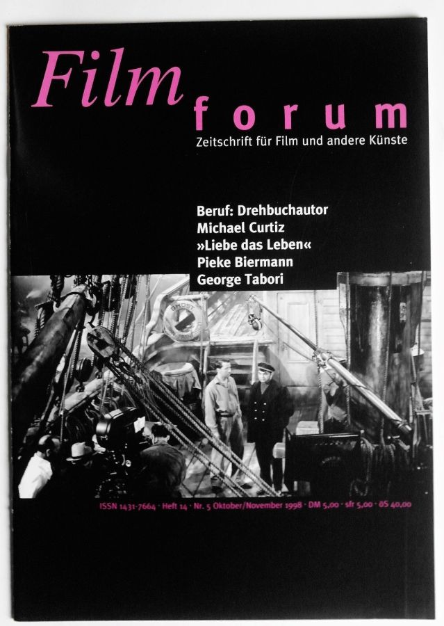 FILMFORUM magazine cover Issue 14  October/November 1998