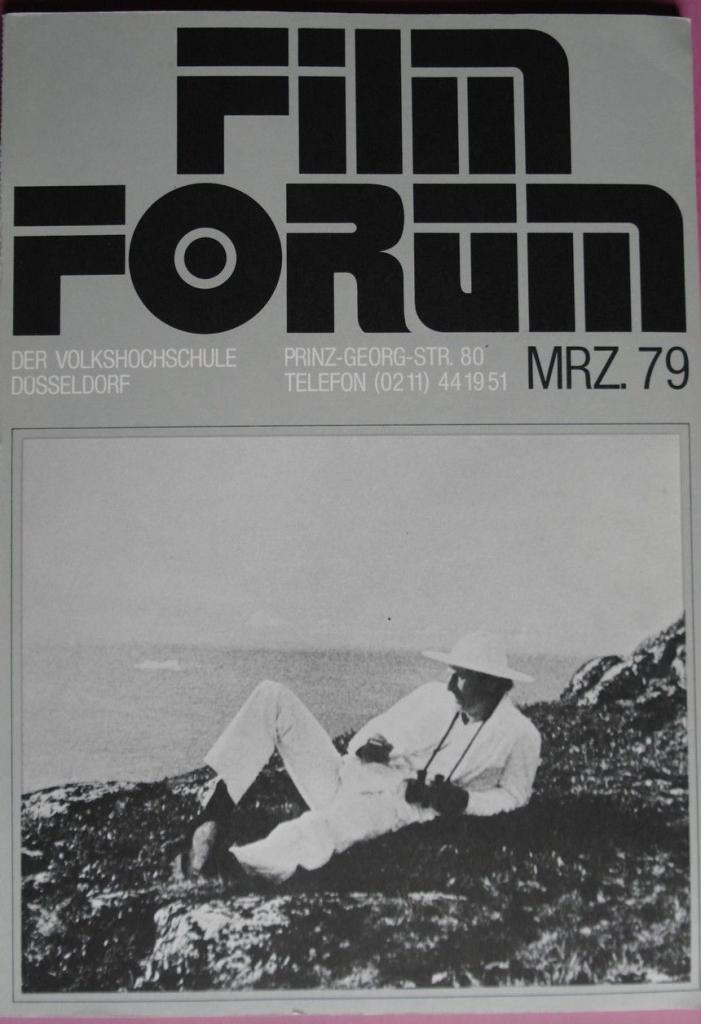 FILMFORUM magazine cover March 1979