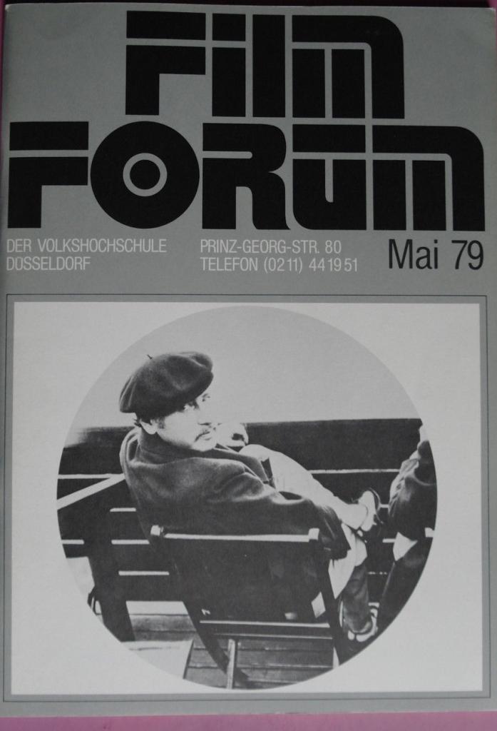 FILMFORUM magazine cover May 1979