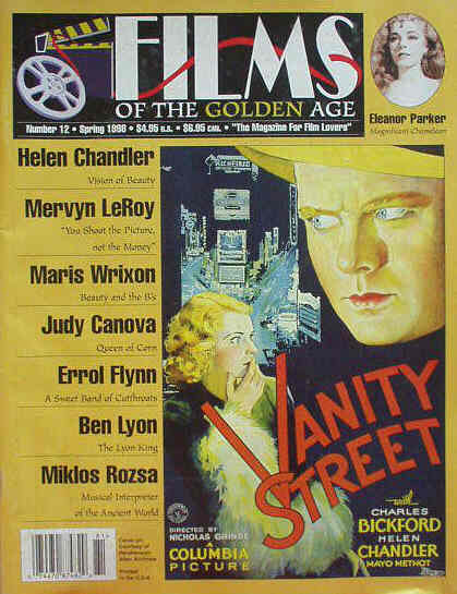 FILMS OF THE GOLDEN AGE magazine cover Issue 12 Spring - March/April/May 1998